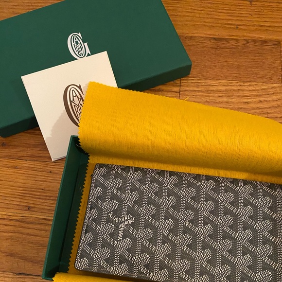 Goyard Richelieu Wallet // Grey Coated Canvas - Picture 1 of 9